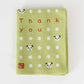 Tenugui Handkerchief | Panda's Thank You | Green | Made in Japan