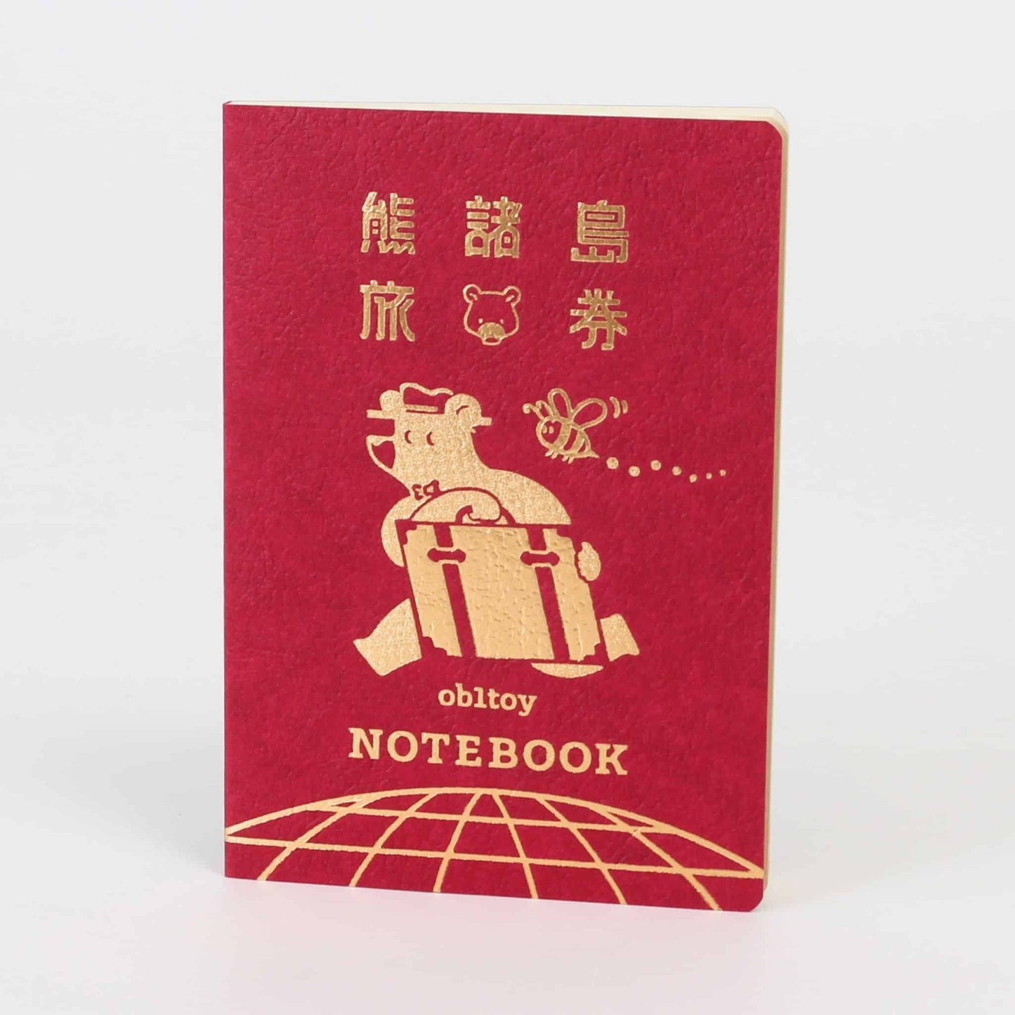 Passport Style Notebook - Earth Tours by ob1toy