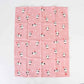 Tenugui Handkerchief | Panda's I Love You | Pink | Made in Japan