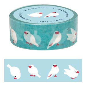 Masking Tape - Java Sparrow Blue
