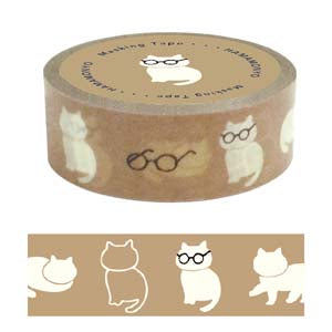 Masking Tape - Cat and Glasses