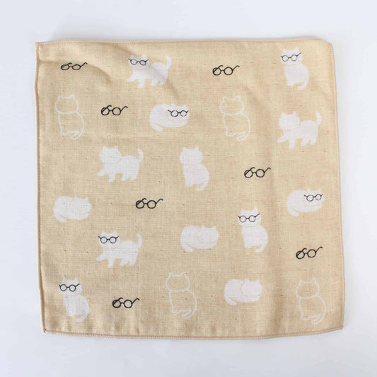 WA Towel | Cat & Glasses | Made in Japan
