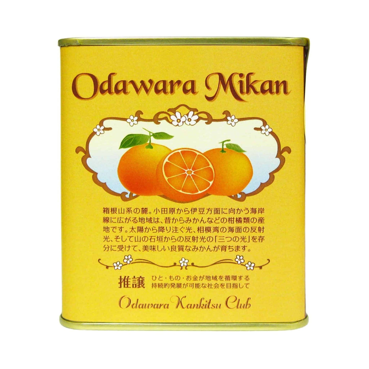 Odawara Orange Citrus Drops - Japanese Sweets in Charming Tin