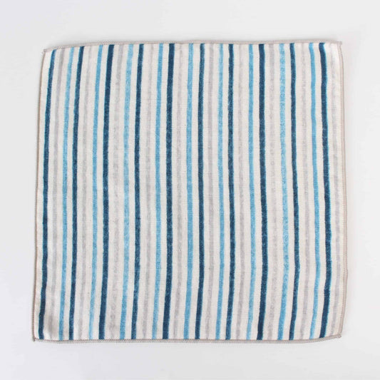 WA Towel – Stripe Light Grey | Japanese Cotton Hand Towel