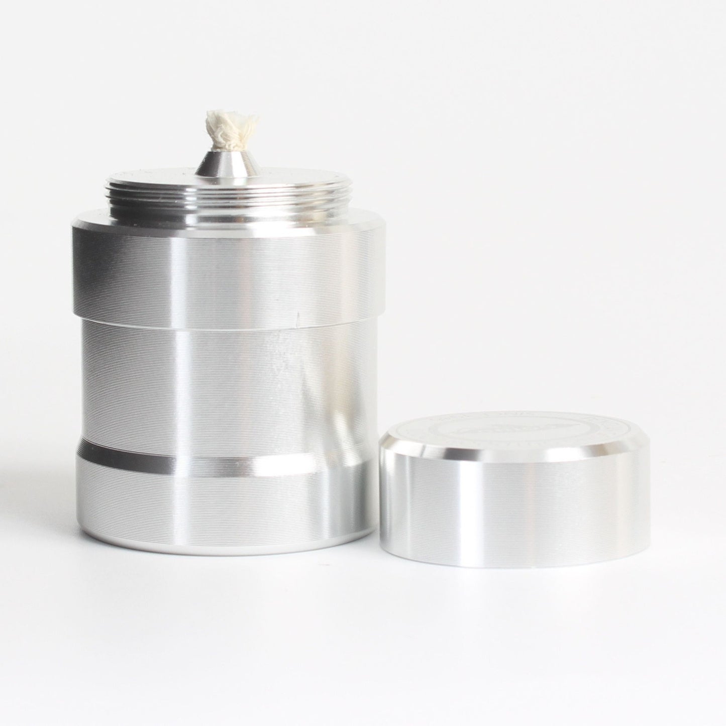 Mini Portable Silver-Finished Brass Oil Lamp - Small