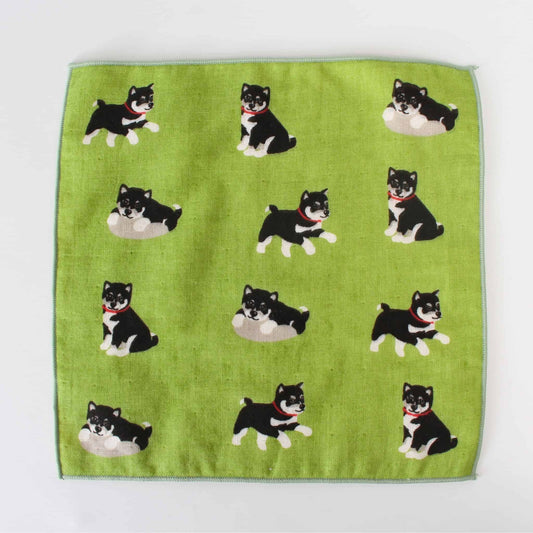 WA Towel | Kuroshiba Black Shiba Inu | Made in Japan