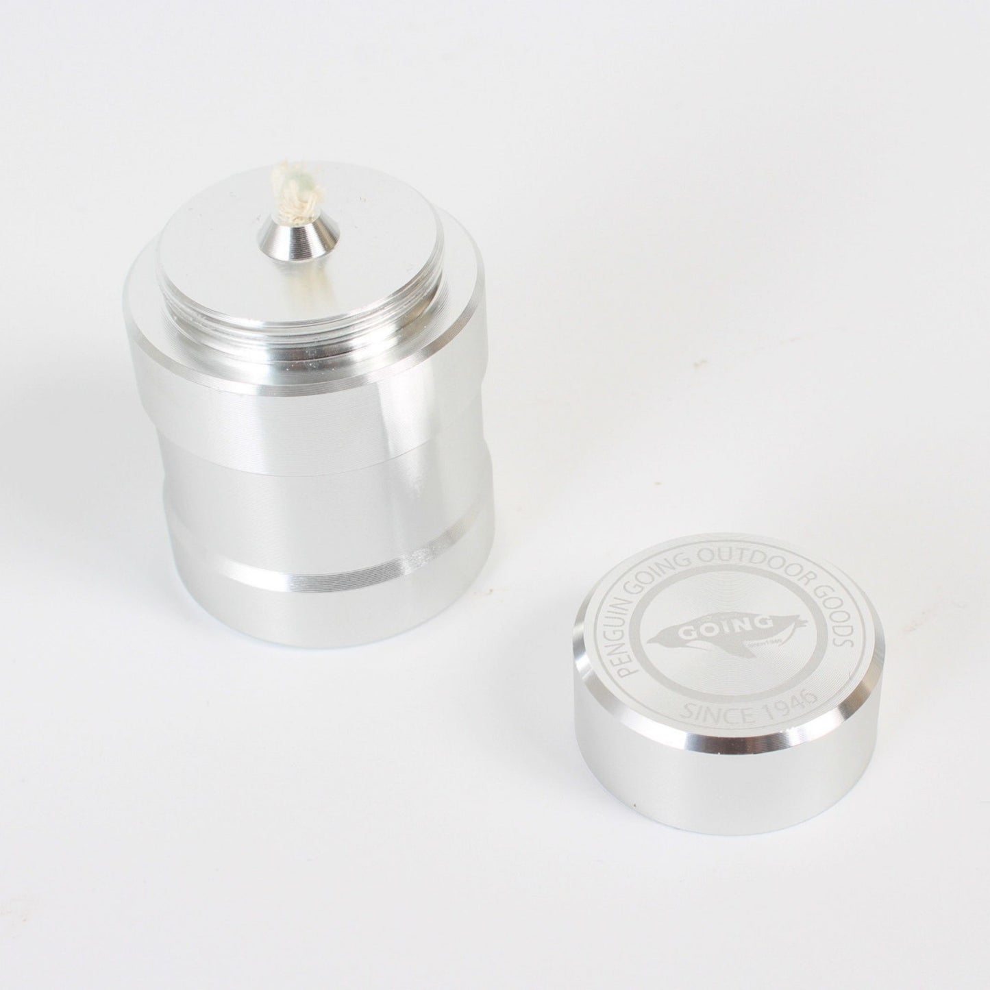 Mini Portable Silver-Finished Brass Oil Lamp - Small