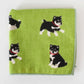 WA Towel | Kuroshiba Black Shiba Inu | Made in Japan