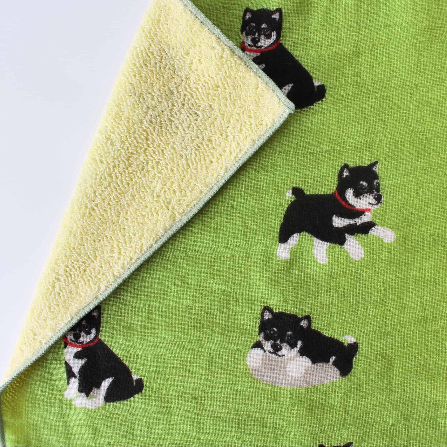 WA Towel | Kuroshiba Black Shiba Inu | Made in Japan