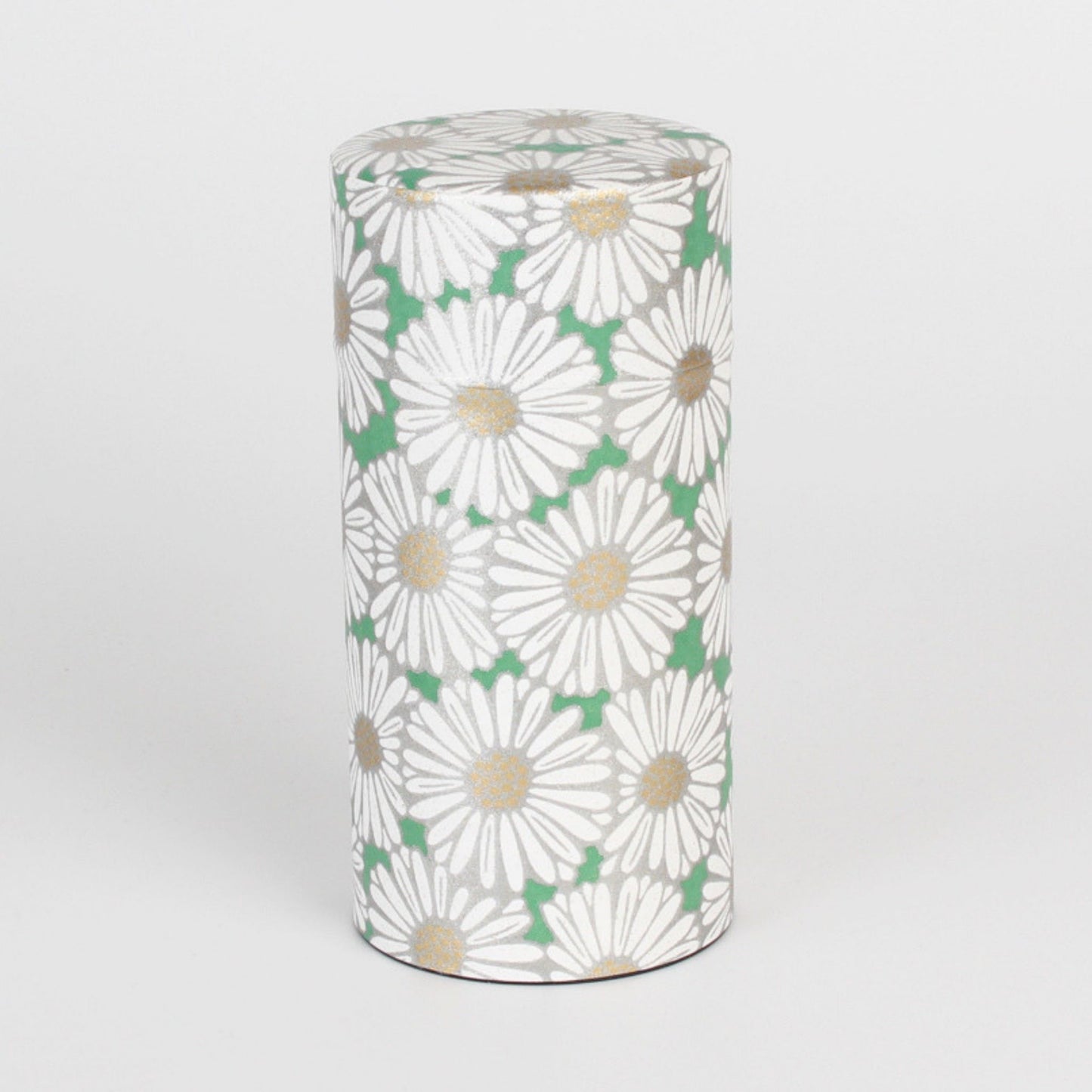 Tea Caddy - Small Chrysanthemum (Green 200g)