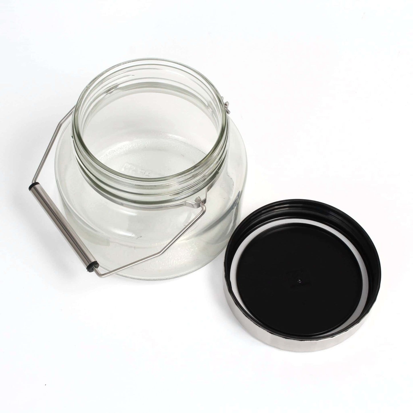 Glass Storage Container with Metal Cap – 1L | Made in Japan