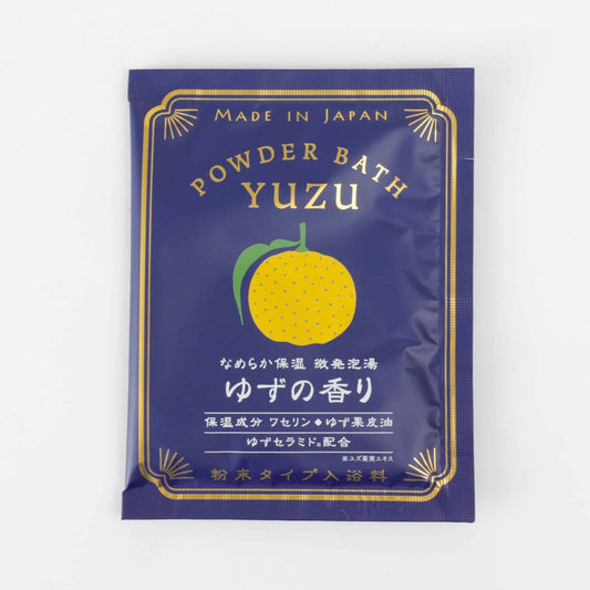 Yuzu Moisturising Bath Powder 30g | Made in Japan