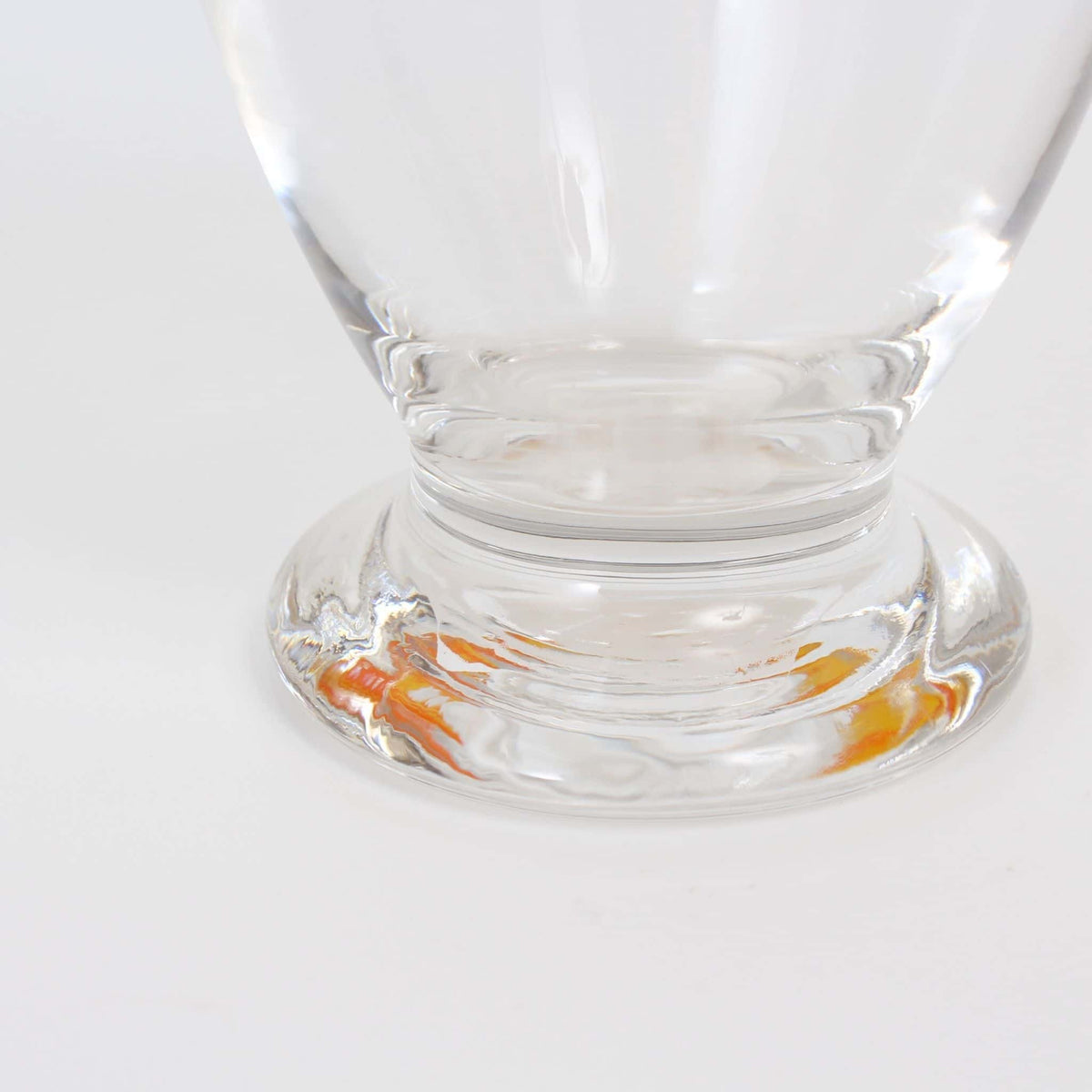 Retro Stemmed Glass – Orange Floral