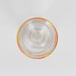 Retro Stemmed Glass – Orange Floral