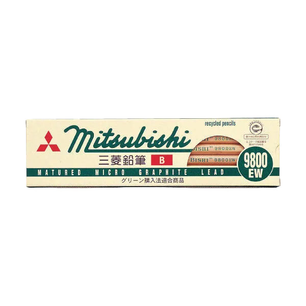 Uni Mitsubishi Recycled B Hardness Pencil Set