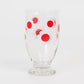 Retro Stemmed Glass – Floral Dots