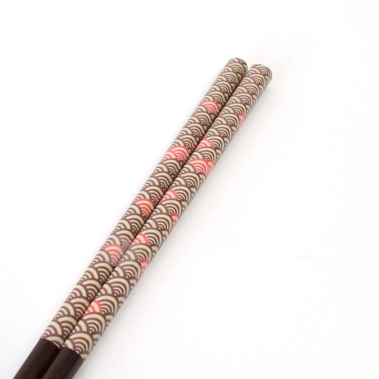 Chopsticks Blue Wave Pink | Japanese Everyday Chopsticks