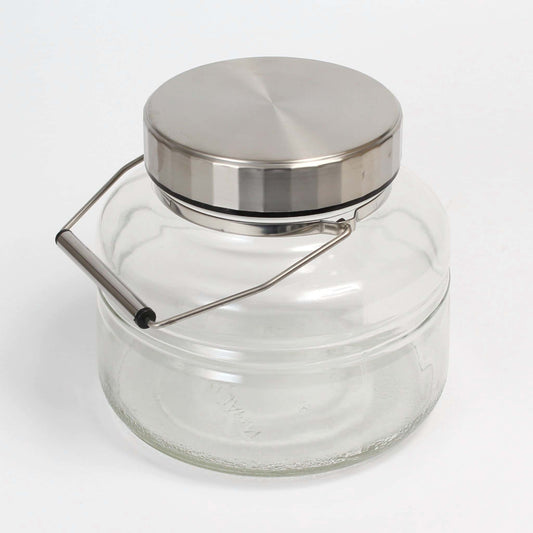 Glass Storage Container with Metal Cap – 2L | Made in Japan