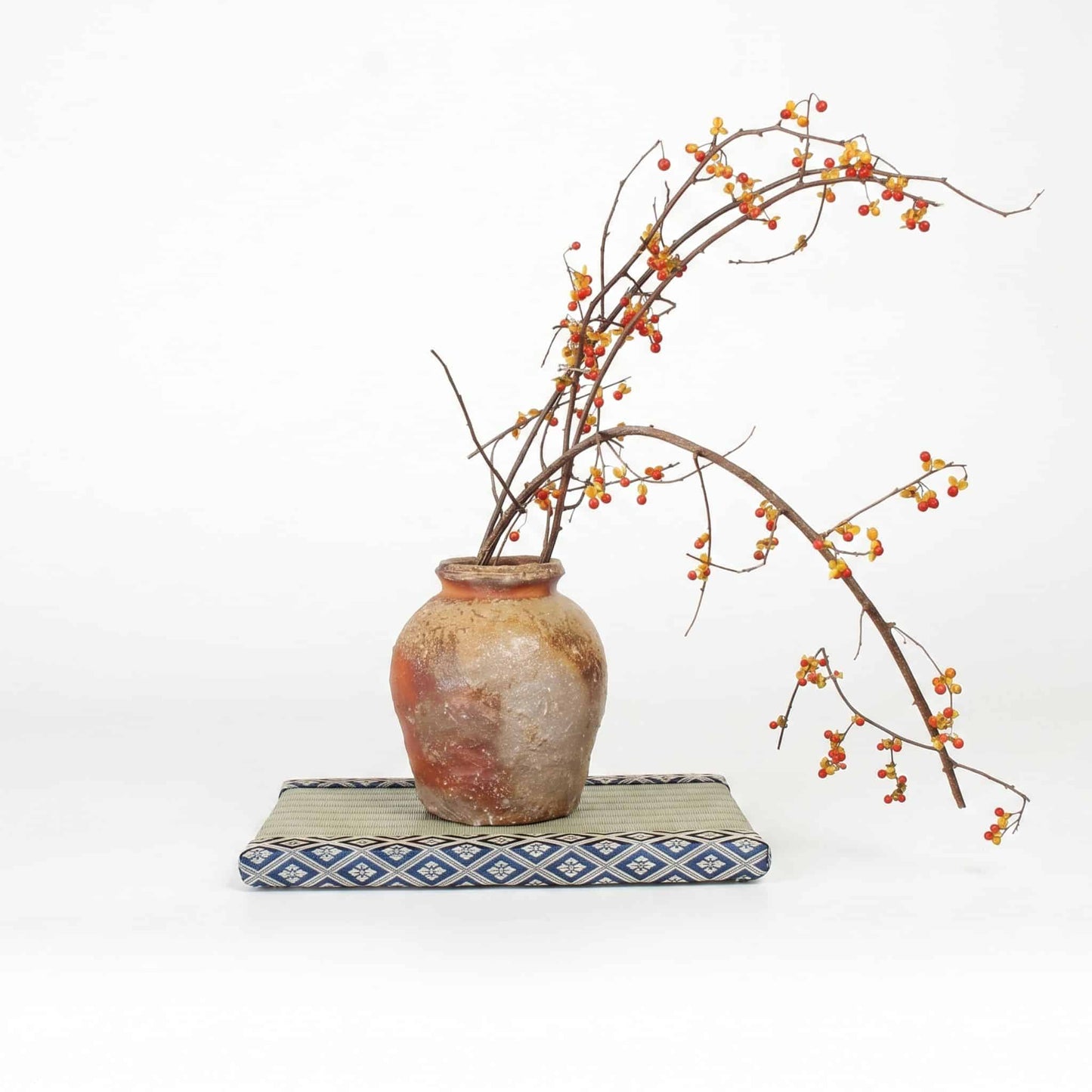 Japanese Tatami Mat Mt Fuji Cherry Blossom | Kiryu Woven Miniature Tatami