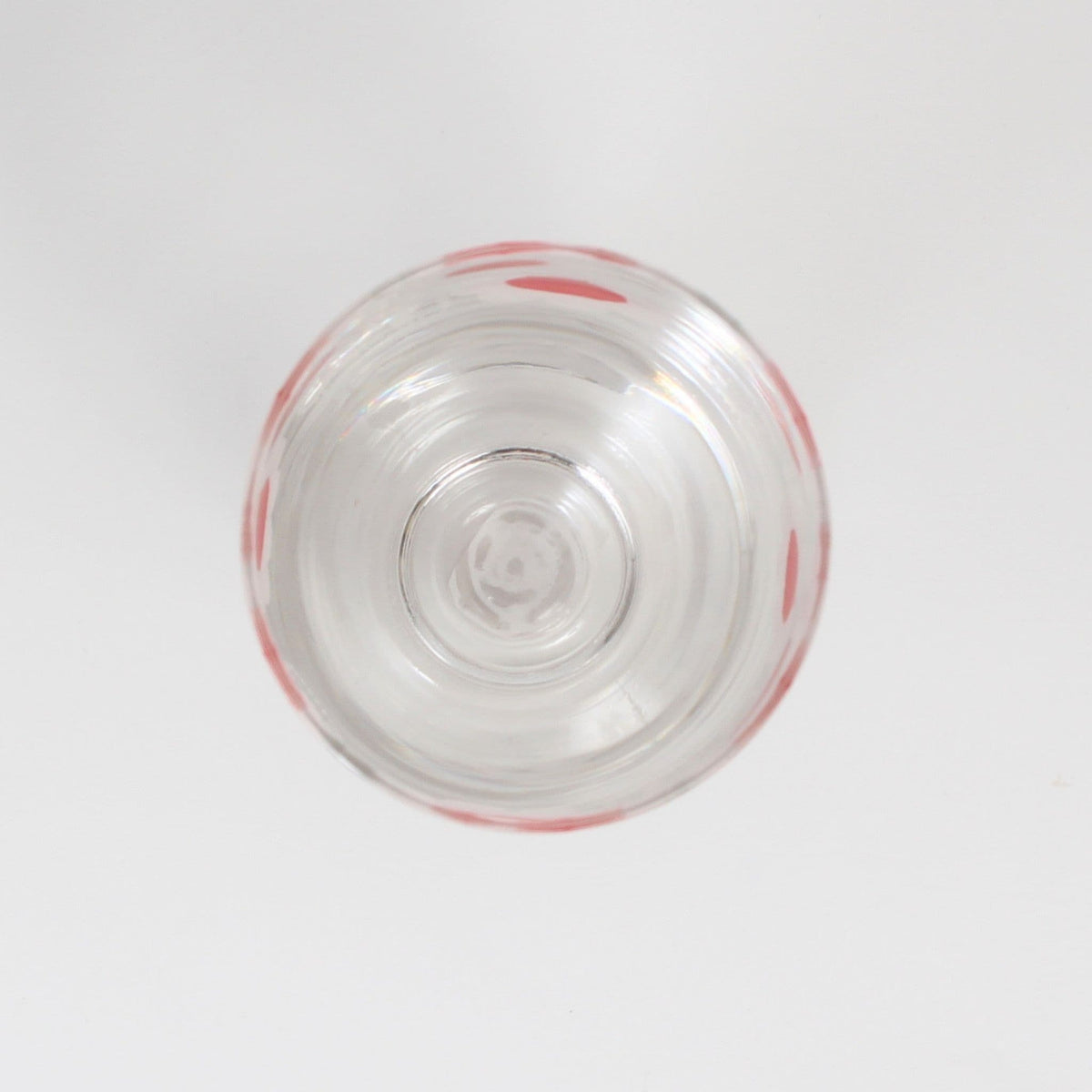 Retro Stemmed Glass – Floral Dots