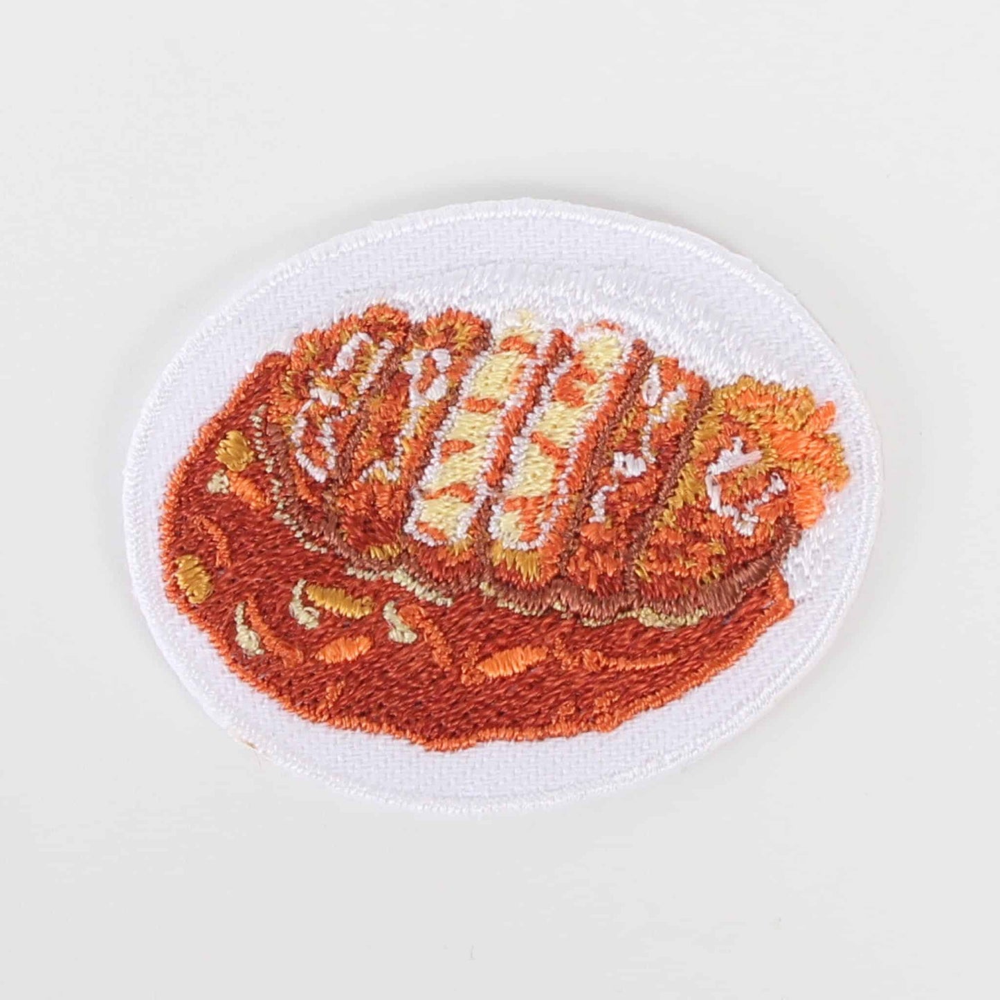 Katsu Curry Embroidered Iron-On Patch | Made in Japan