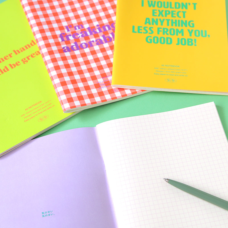 A5 Notebook – Cheer Me Up | Yellow