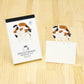 Japanese Die-Cut Pop-Up Memo Pad – Calico Cat | Cute Cat Memo Pad