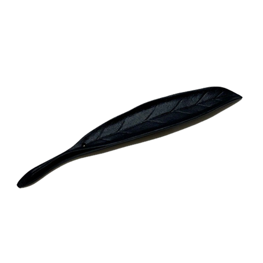 Cast Iron Incense Holder Leaf