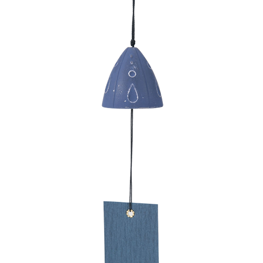Cast Iron Wind Chime - Silver x Purple/Navy