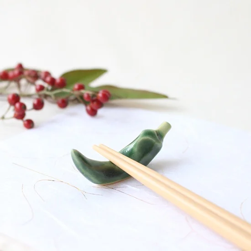 Chopstick Holder - Green Pepper