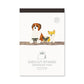 Japanese Die-Cut Pop-Up Memo Pad – Dog Group | Cute Desk Stationery