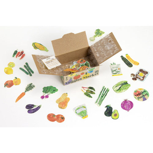 Greeting Life Haco - Vegetable Market Stickers