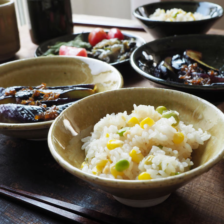 CHIPS Rice Bowl - Yellow Glaze