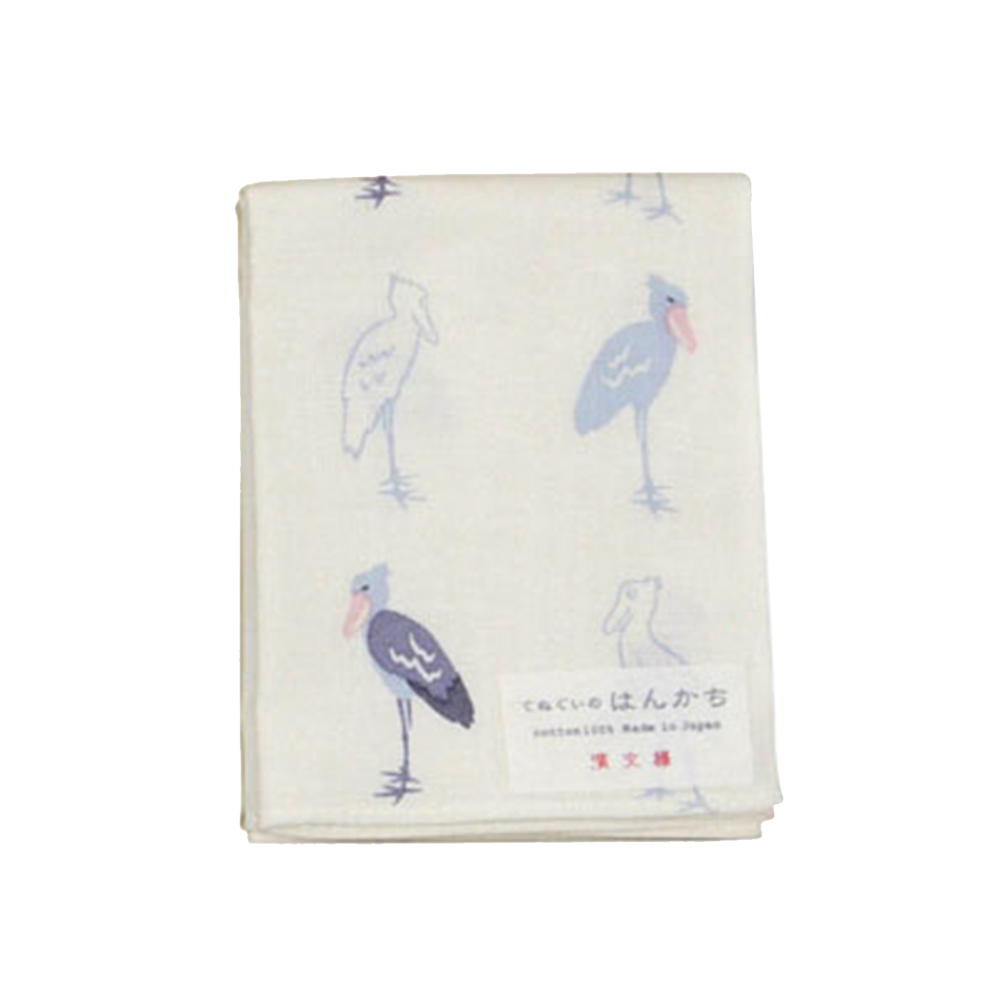 Hamamonyo Tenugui Handkerchief - Happy Shoebill