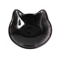 Japanese Glass Cat Plate – Black Neko | Made in Japan