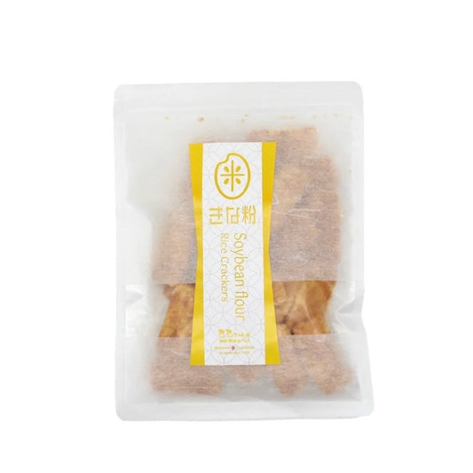 Japanese Rice Crackers - Senbei Kinako Soybean Flour 80g
