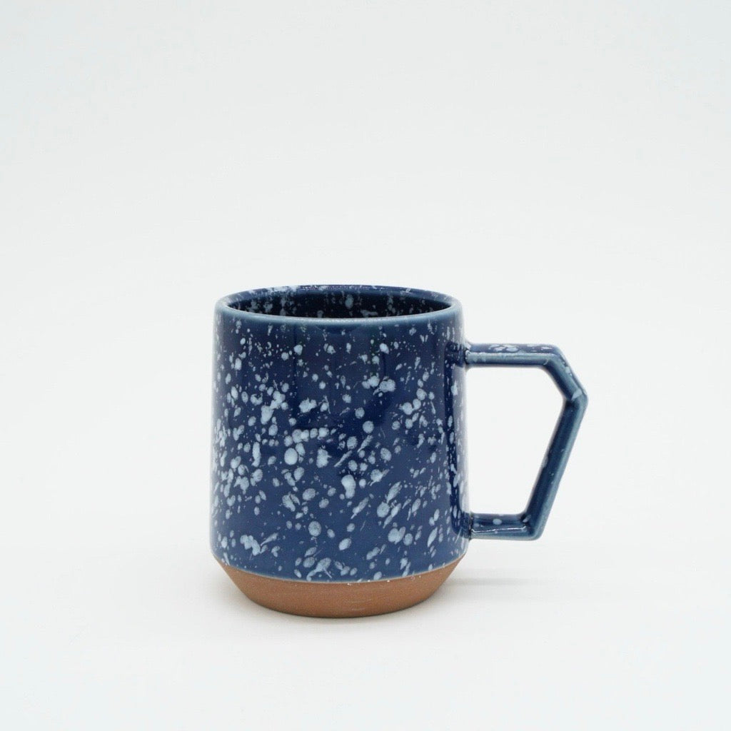 CHIPS Mug - Splash Navy White (Japanese Pottery)