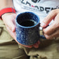 CHIPS Mug - Splash Navy White (Japanese Pottery)