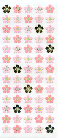 Stickers - Pale Pink Cherry Blossoms