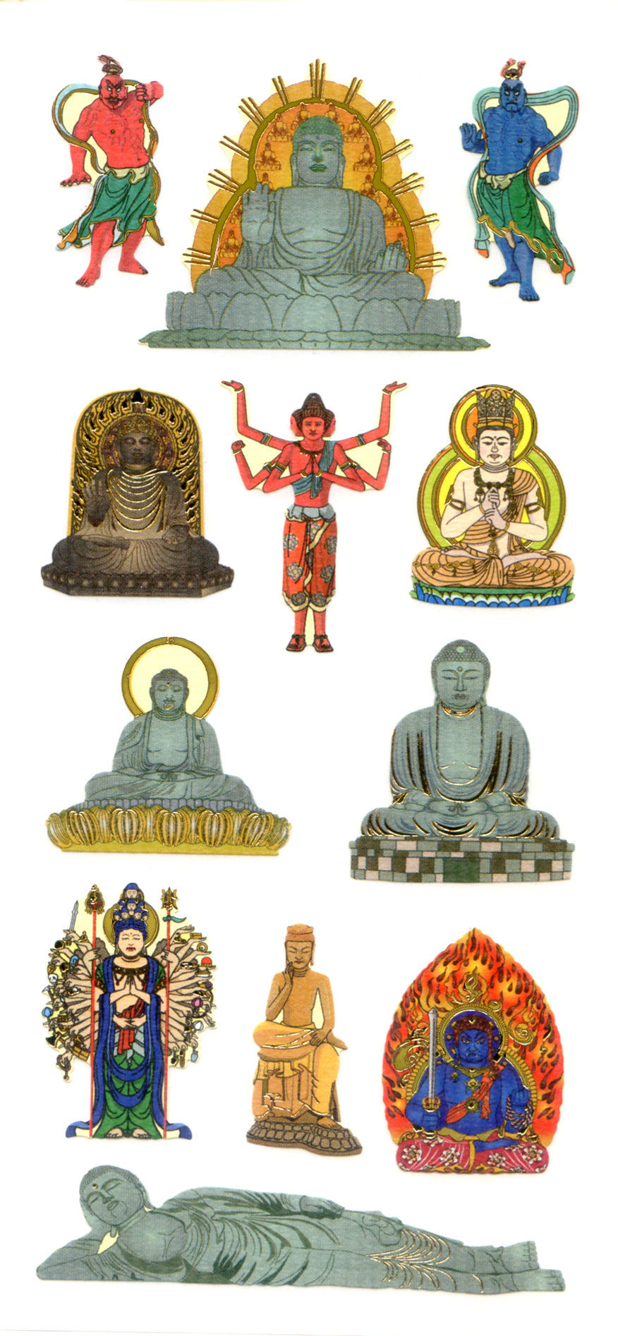 Stickers - Buddha statues
