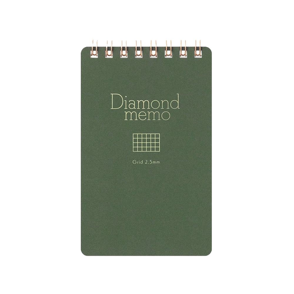 Midori Diamond Memo <M> Grid 2.5mm Green