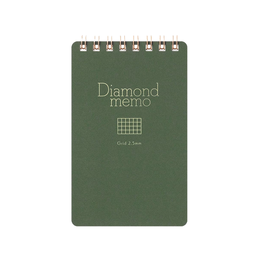 Midori Diamond Memo <M> Grid 2.5mm Green