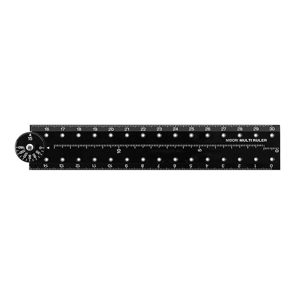 Midori Multi Ruler <30cm> Black