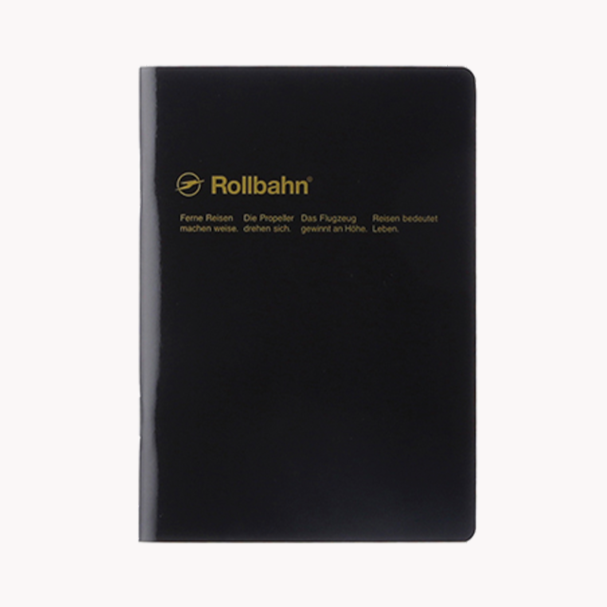 Rollbaahn Notebook B6 Black