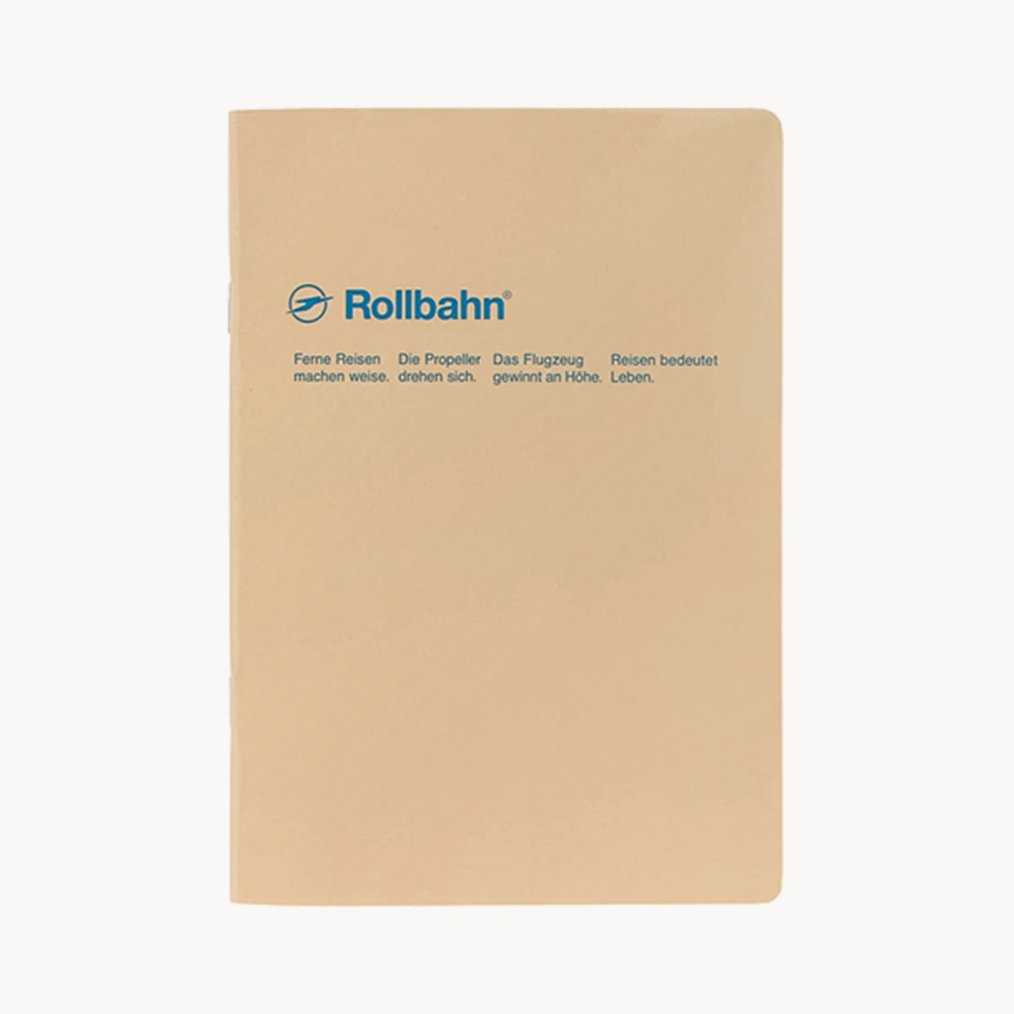 Rollbahn Notebook B6 Greige