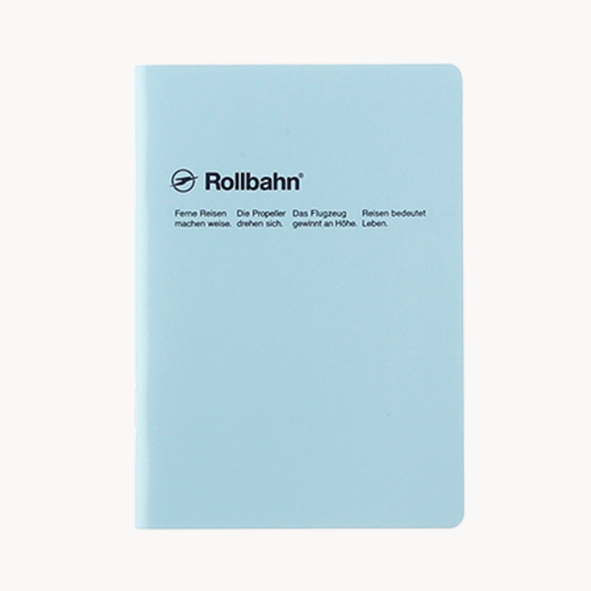 Rollbaahn Notebook B6 Light Blue