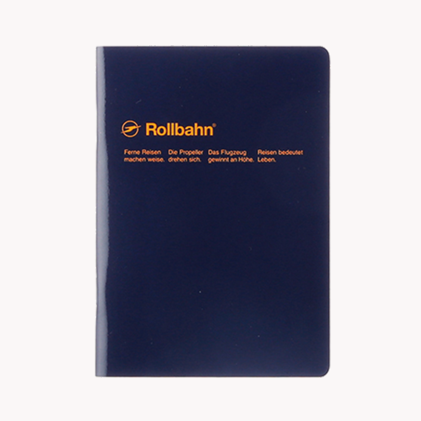 Rollbaahn Notebook B6 Navy