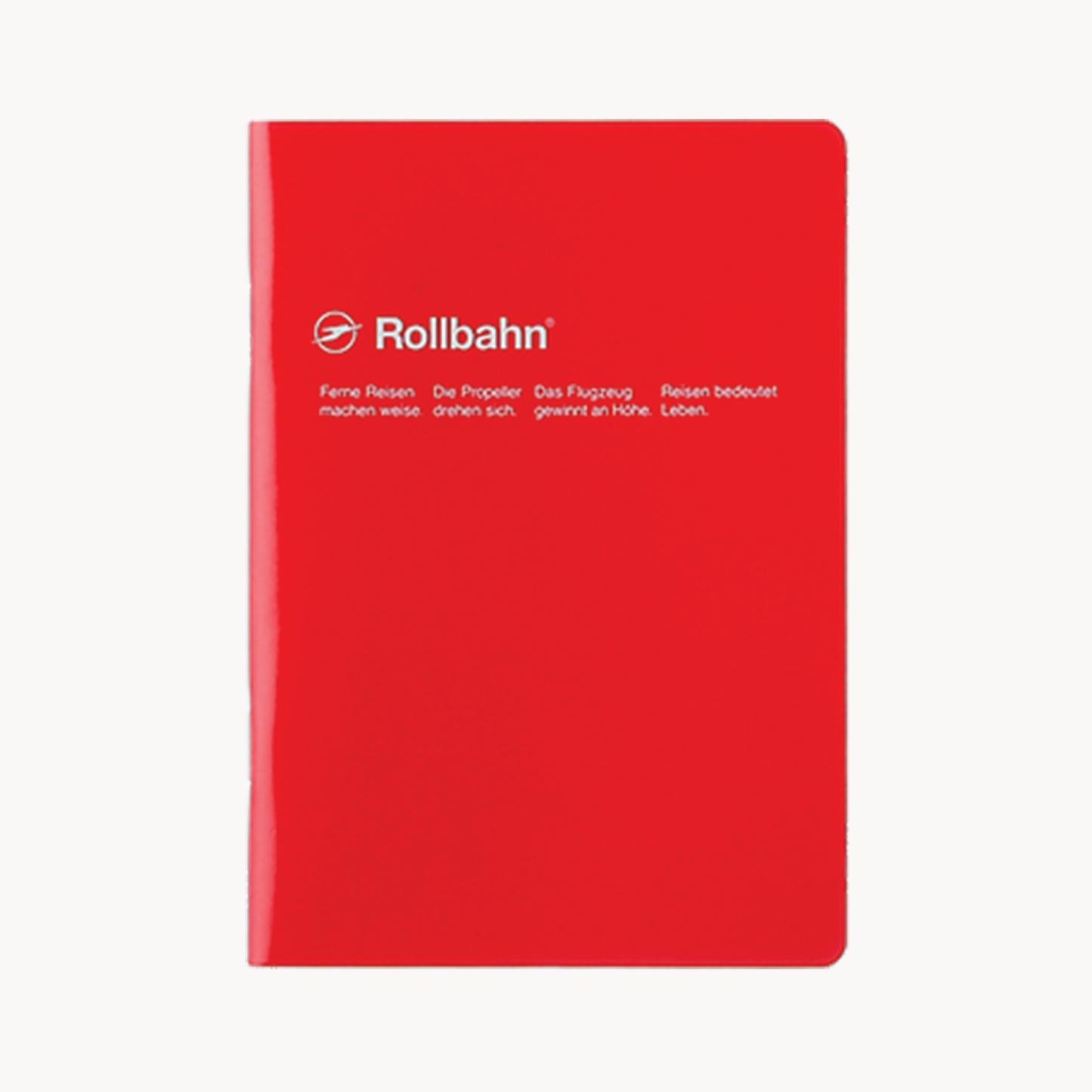 Rollbahn Notebook B6 Red