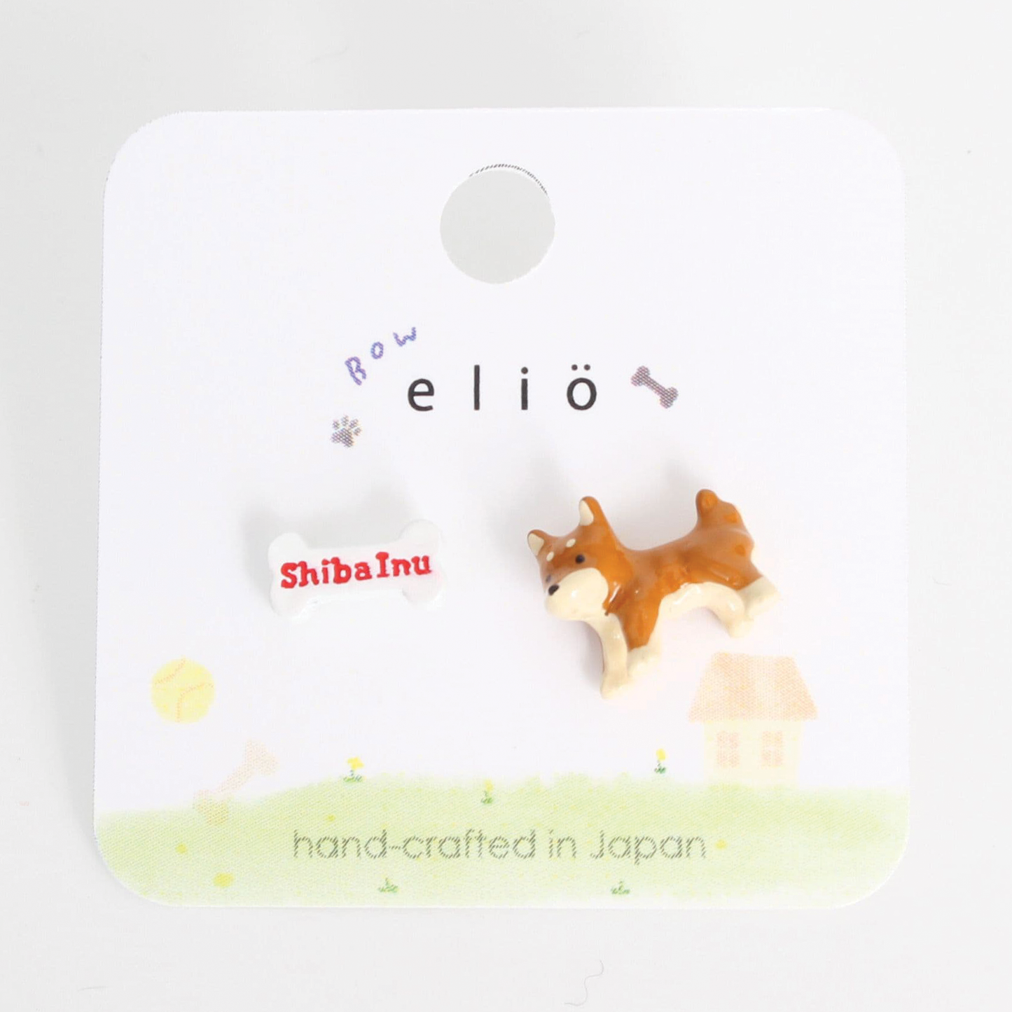 Earrings Tiny Dog Shiba