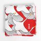Small Furoshiki - Celebrated Crane Red